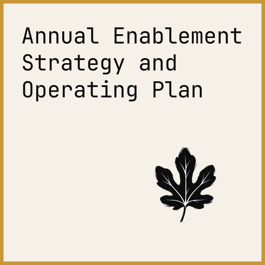 Annual Enablement Strategy and Operating Plan