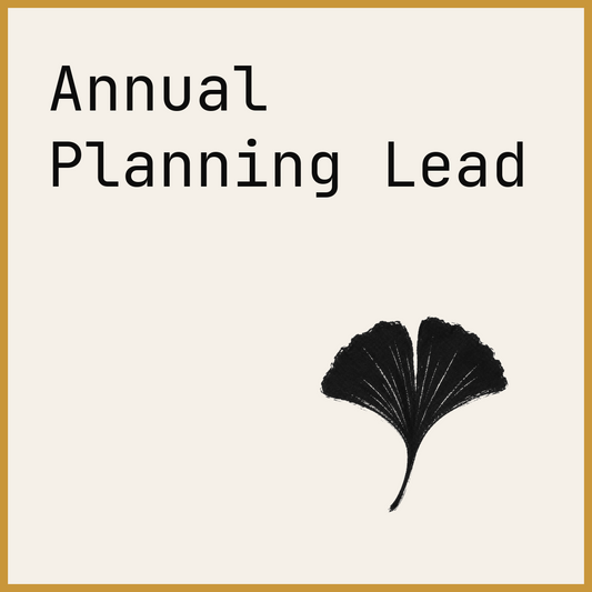 Annual Planning Lead