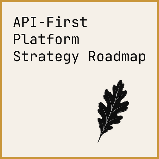 API-First Platform Strategy Roadmap