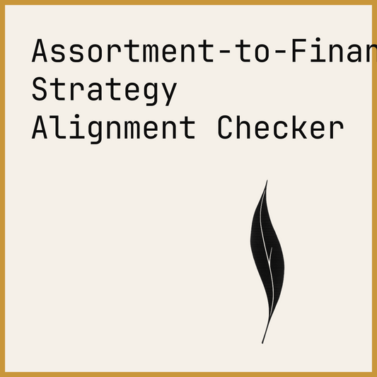 Assortment-to-Financial Strategy Alignment Checker