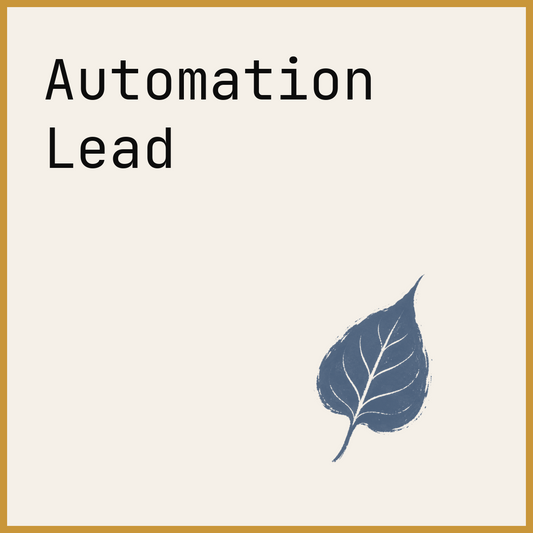 Automation Lead