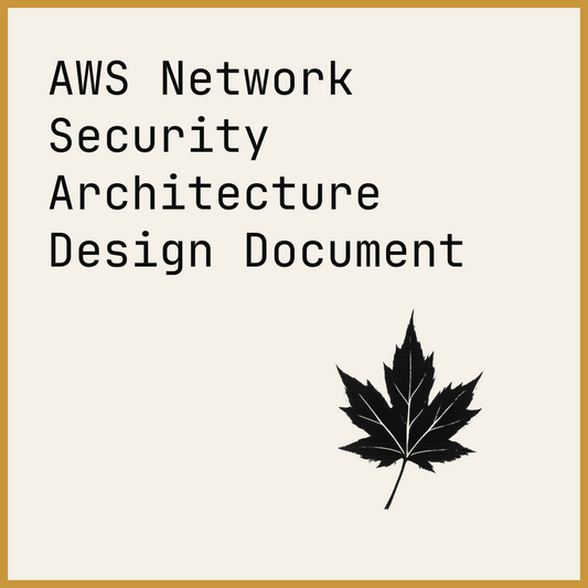 AWS Network Security Architecture Design Document