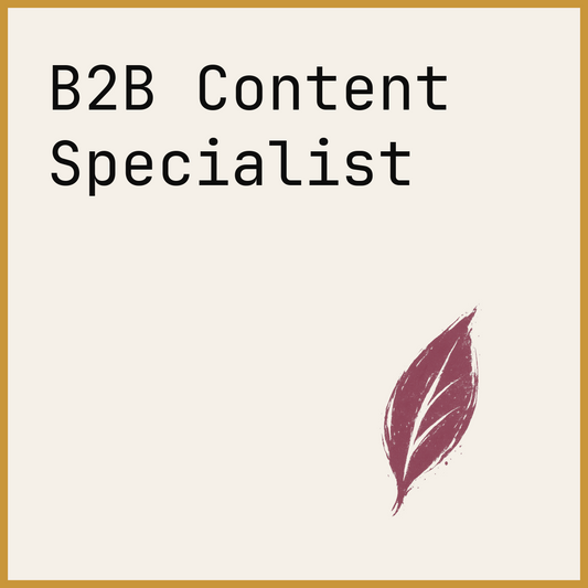 B2B Content Specialist