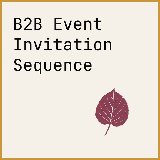 B2B Event Invitation Sequence