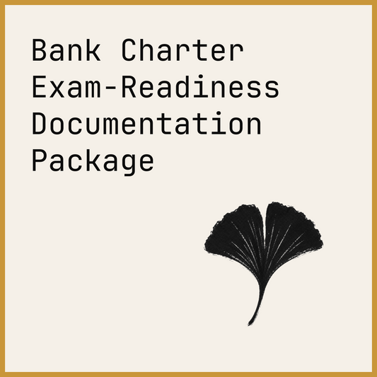 Bank Charter Exam-Readiness Documentation Package
