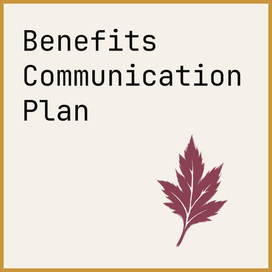 Benefits Communication Plan