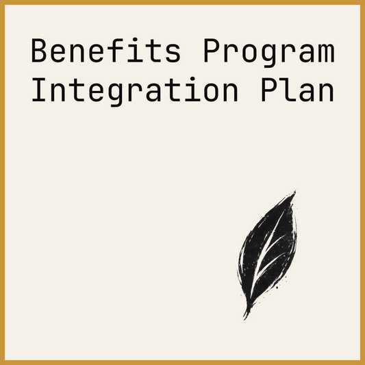 Benefits Program Integration Plan