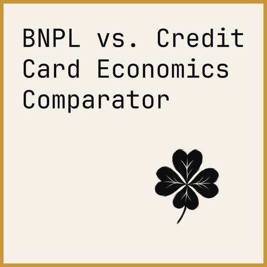BNPL vs. Credit Card Economics Comparator