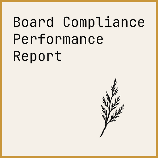 Board Compliance Performance Report
