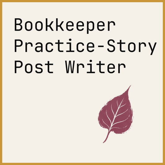 Bookkeeper Practice-Story Post Writer