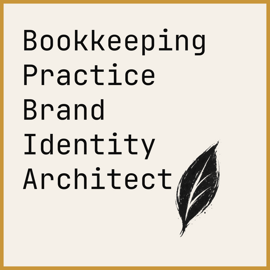 Bookkeeping Practice Brand Identity Architect