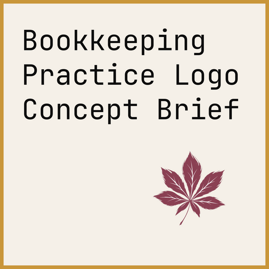 Bookkeeping Practice Logo Concept Brief