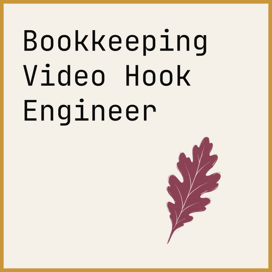 Bookkeeping Video Hook Engineer