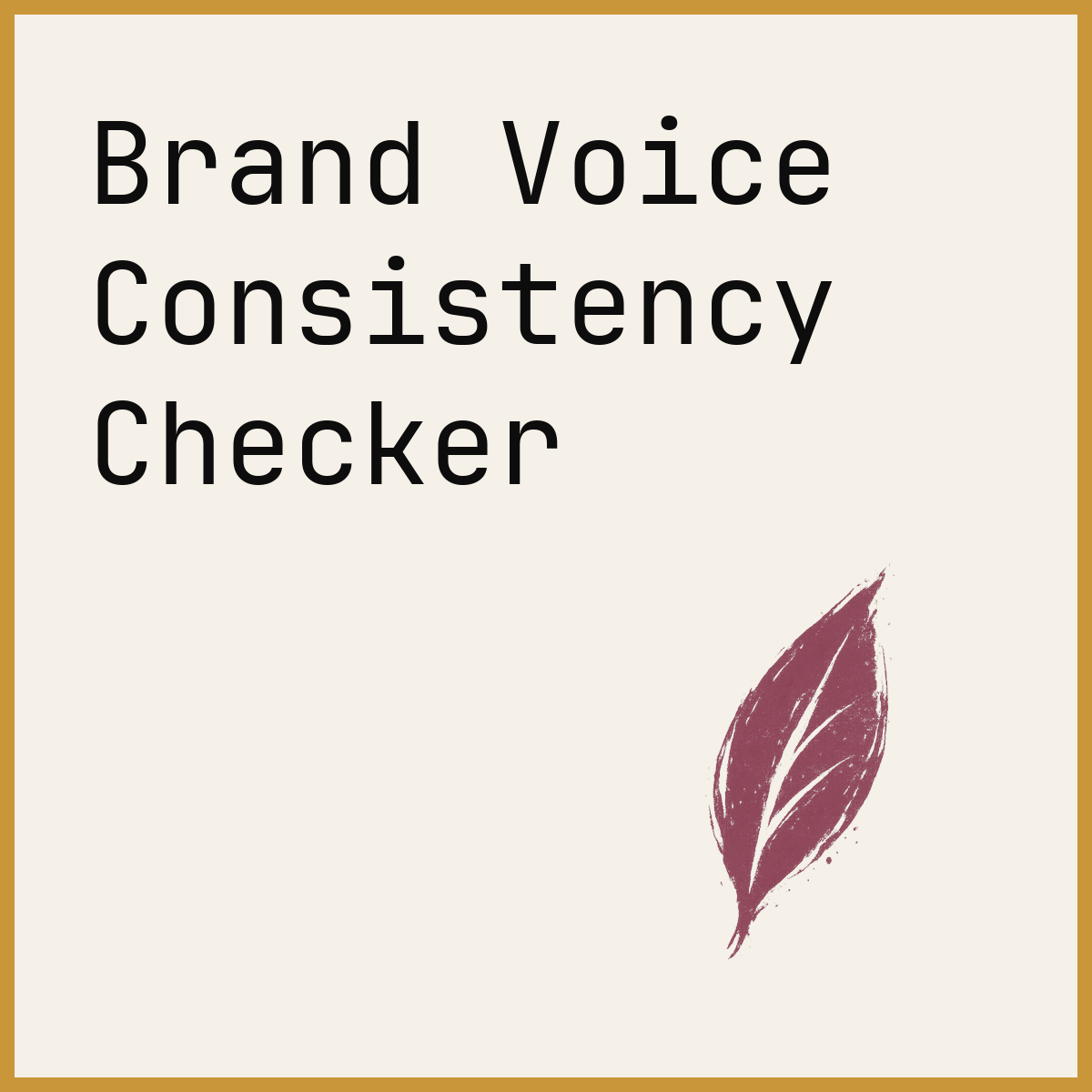 Brand Voice Consistency Checker