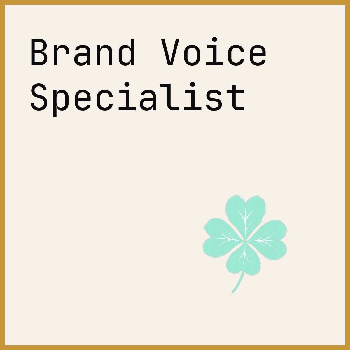 Brand Voice Specialist