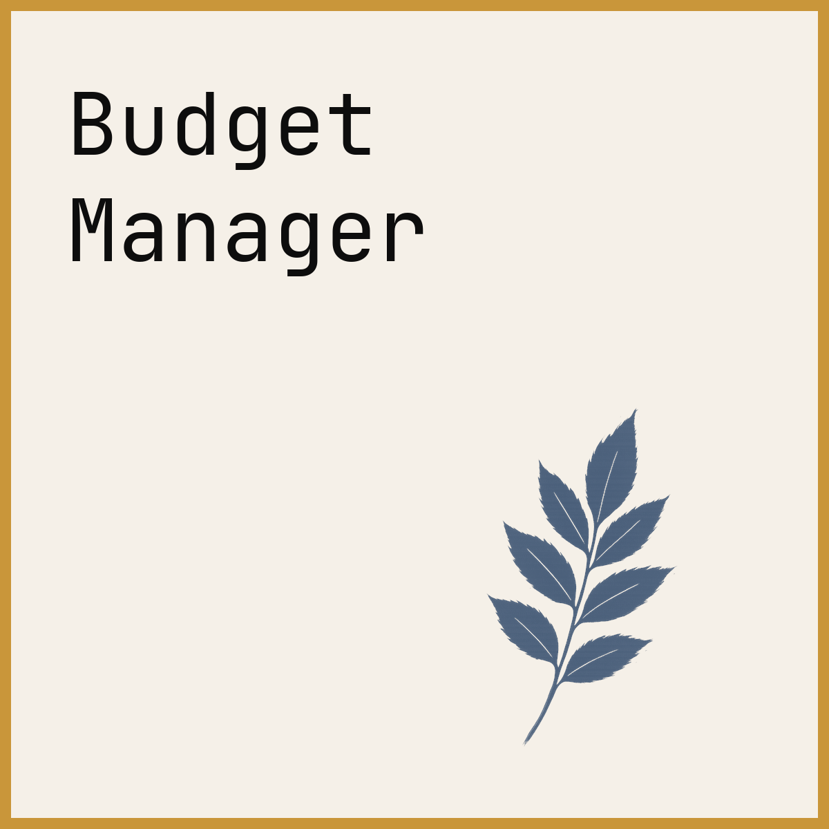 Budget Manager