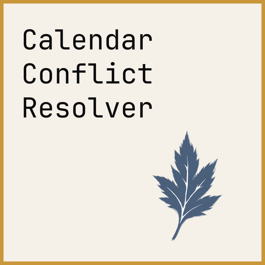 Calendar Conflict Resolver