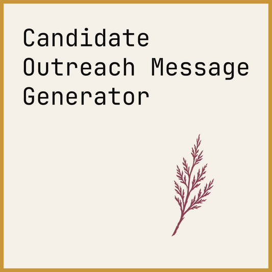 Candidate Outreach Message Generator