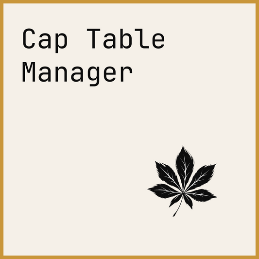Cap Table Manager