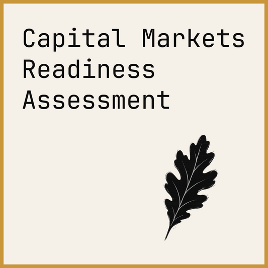 Capital Markets Readiness Assessment