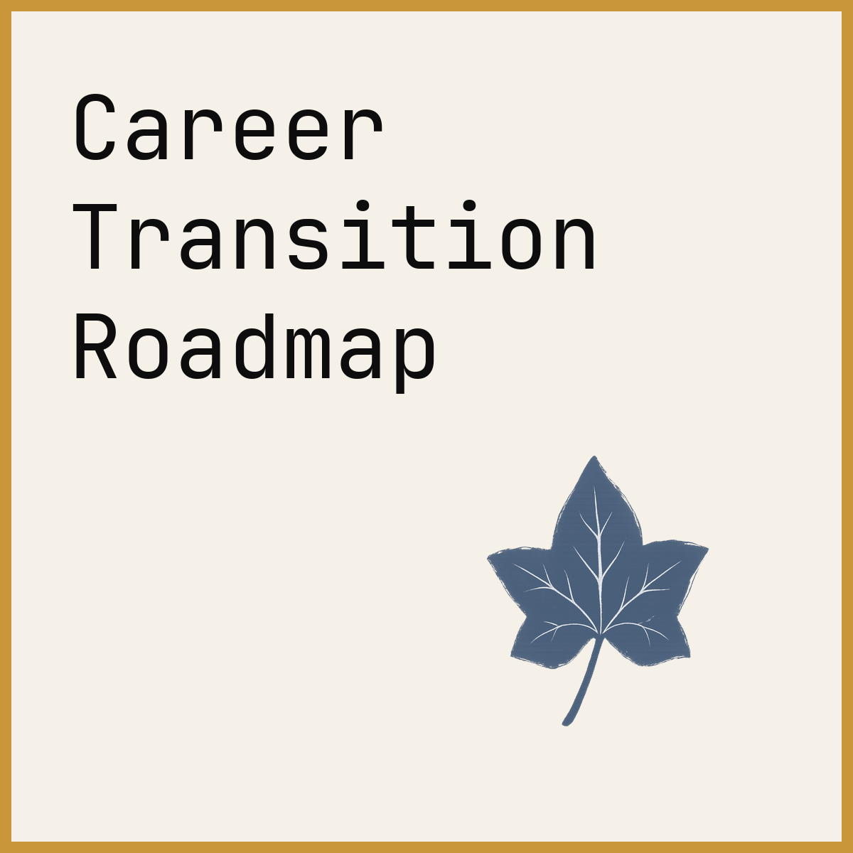Career Transition Roadmap