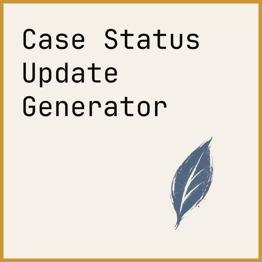 Case Status Update Generator
