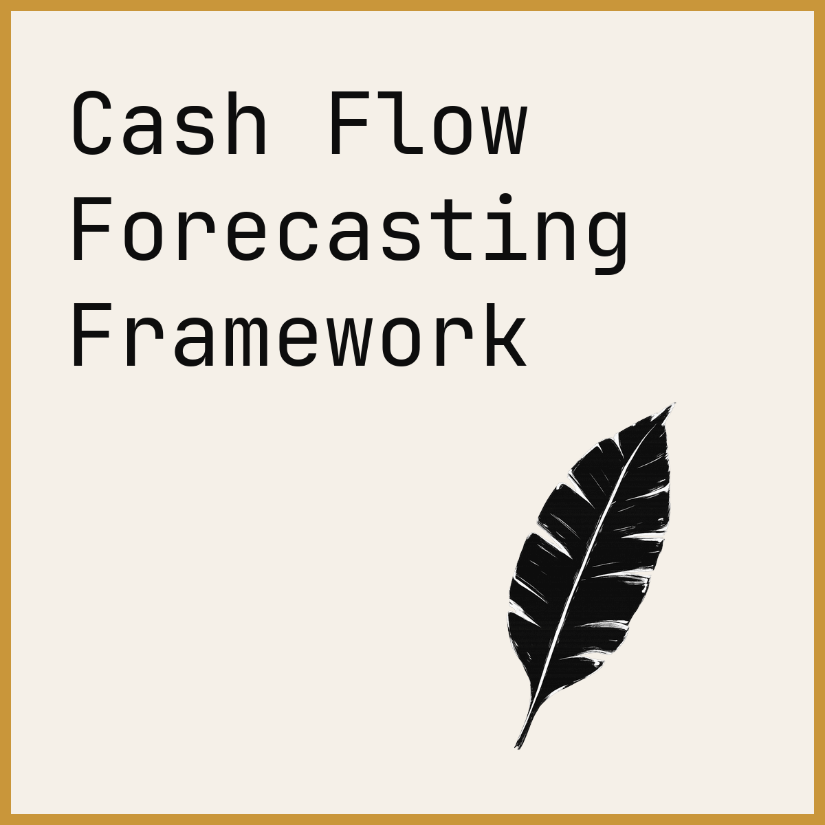 Cash Flow Forecasting Framework