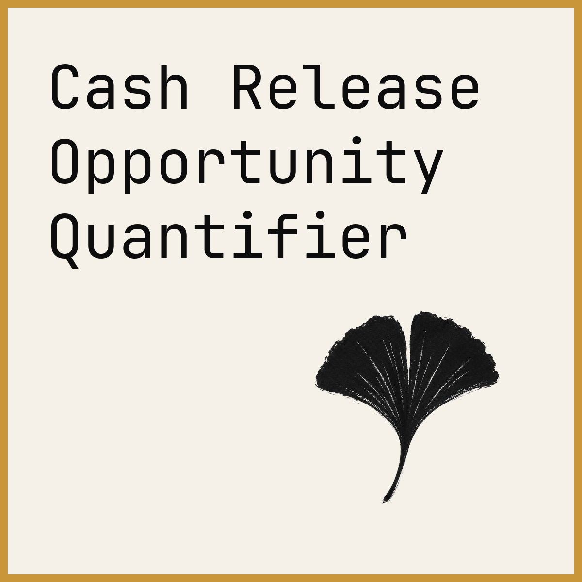 Cash Release Opportunity Quantifier