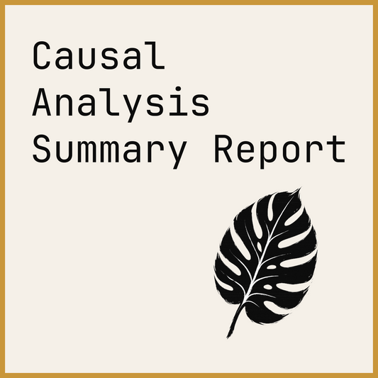 Causal Analysis Summary Report