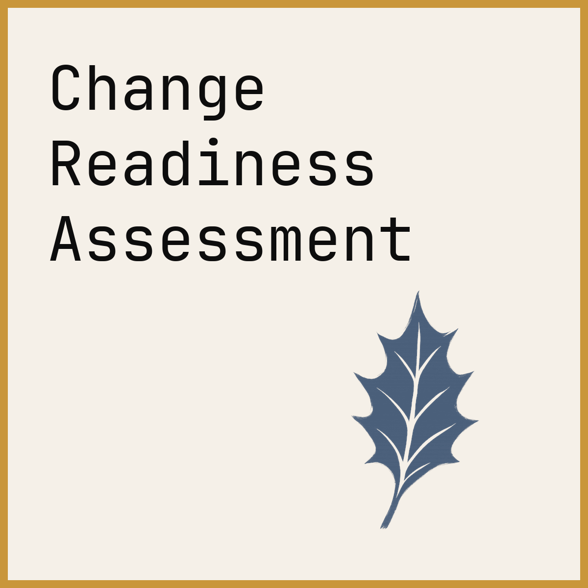 Change Readiness Assessment