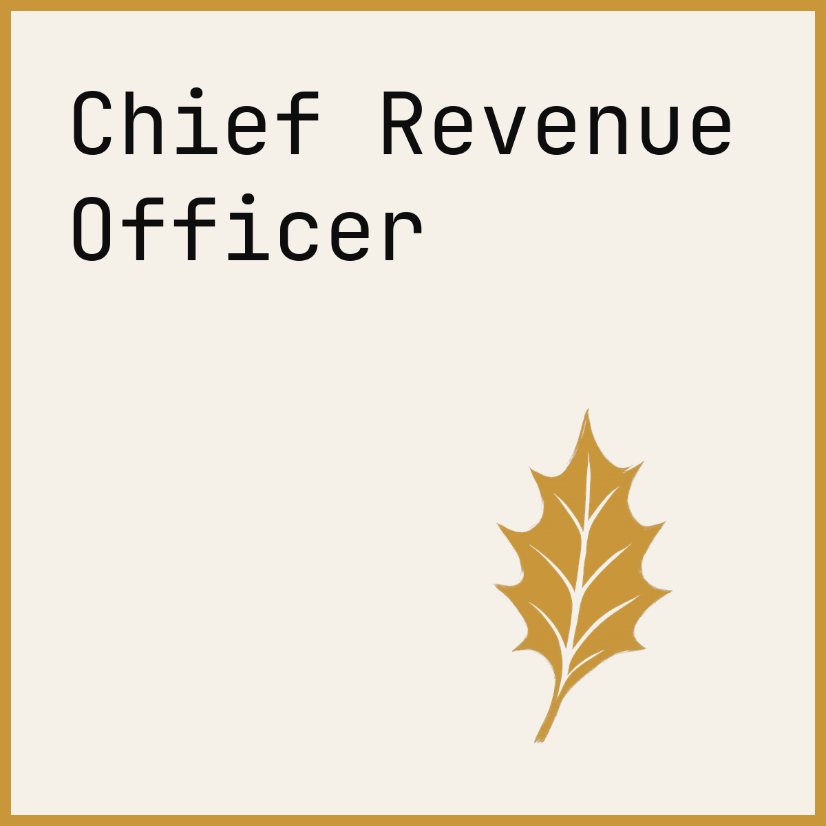 Chief Revenue Officer