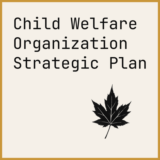 Child Welfare Organization Strategic Plan