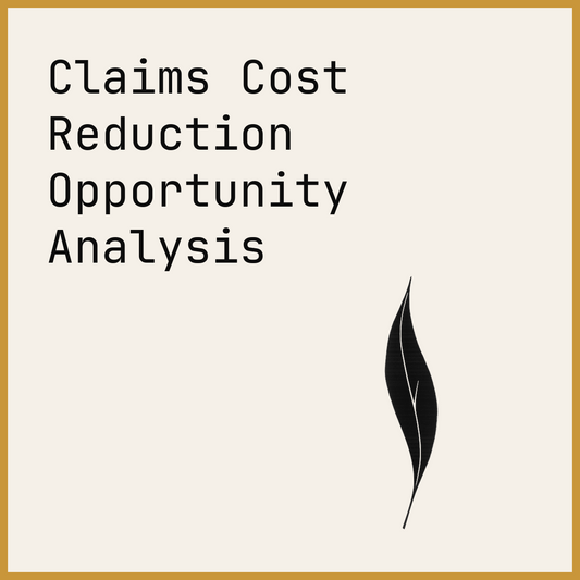 Claims Cost Reduction Opportunity Analysis