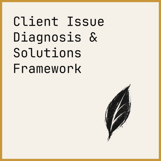 Client Issue Diagnosis & Solutions Framework