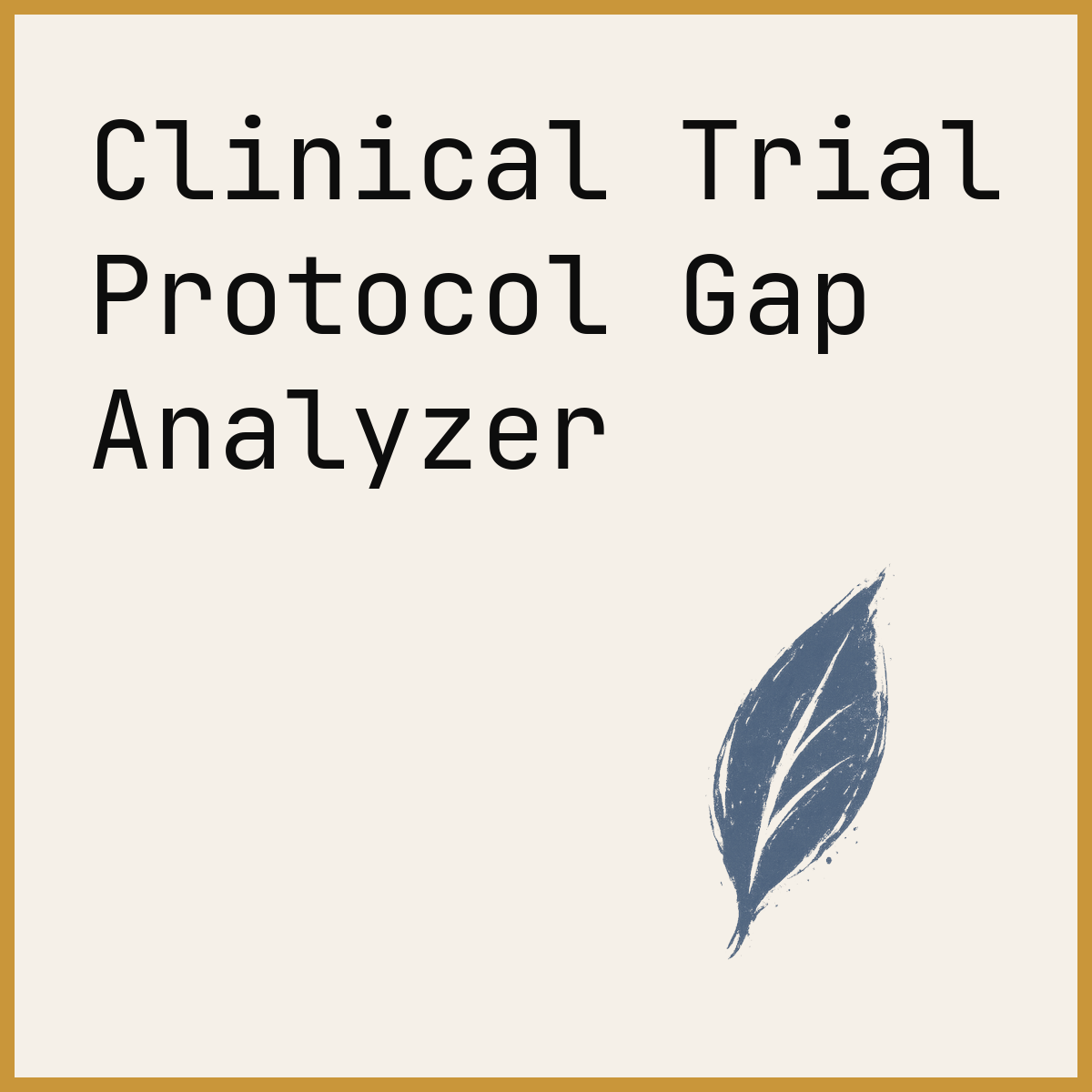 Clinical Trial Protocol Gap Analyzer