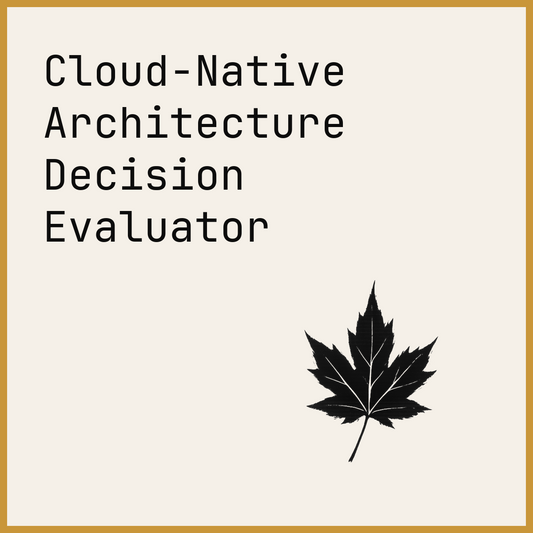 Cloud-Native Architecture Decision Evaluator
