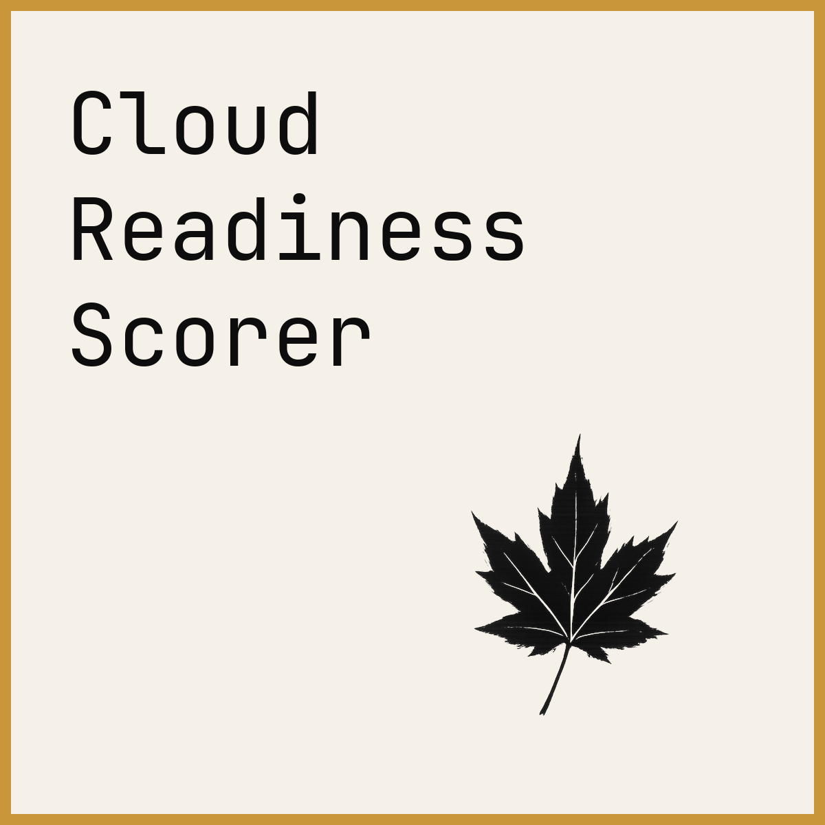 Cloud Readiness Scorer