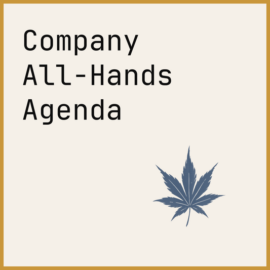 Company All-Hands Agenda