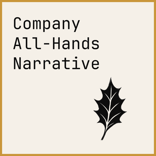 Company All-Hands Narrative