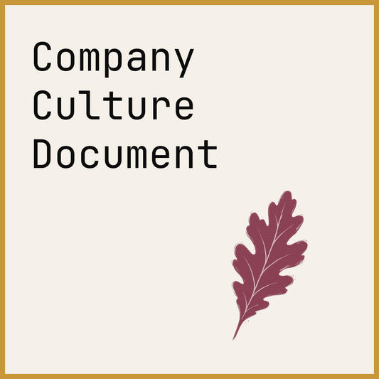 Company Culture Document