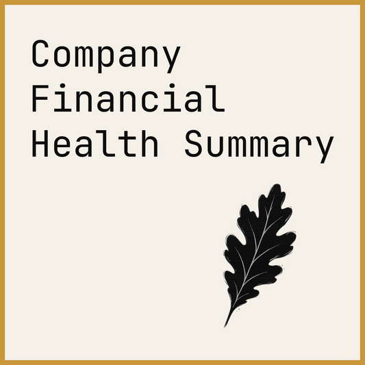 Company Financial Health Summary