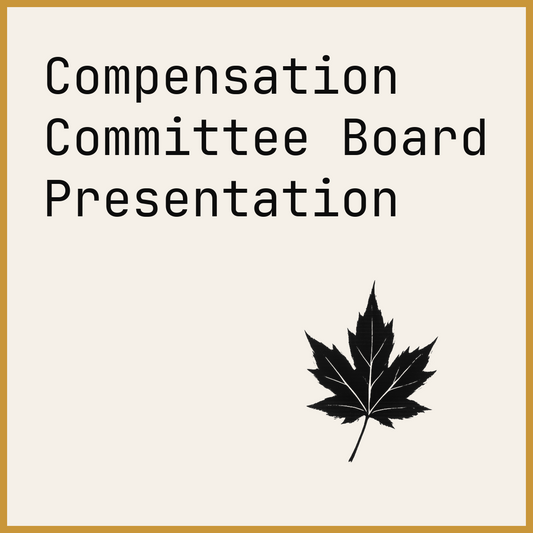 Compensation Committee Board Presentation