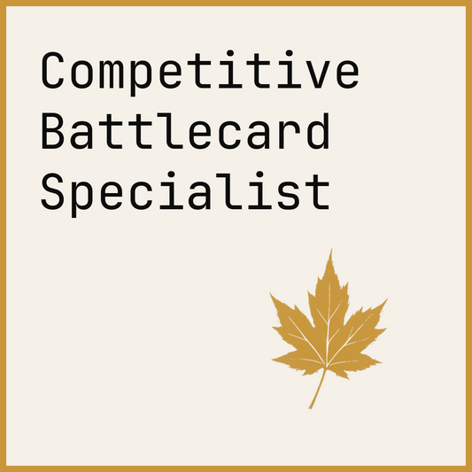 Competitive Battlecard Specialist