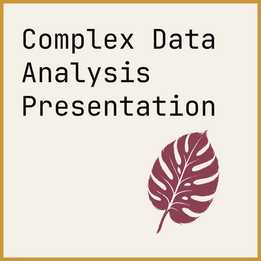 Complex Data Analysis Presentation