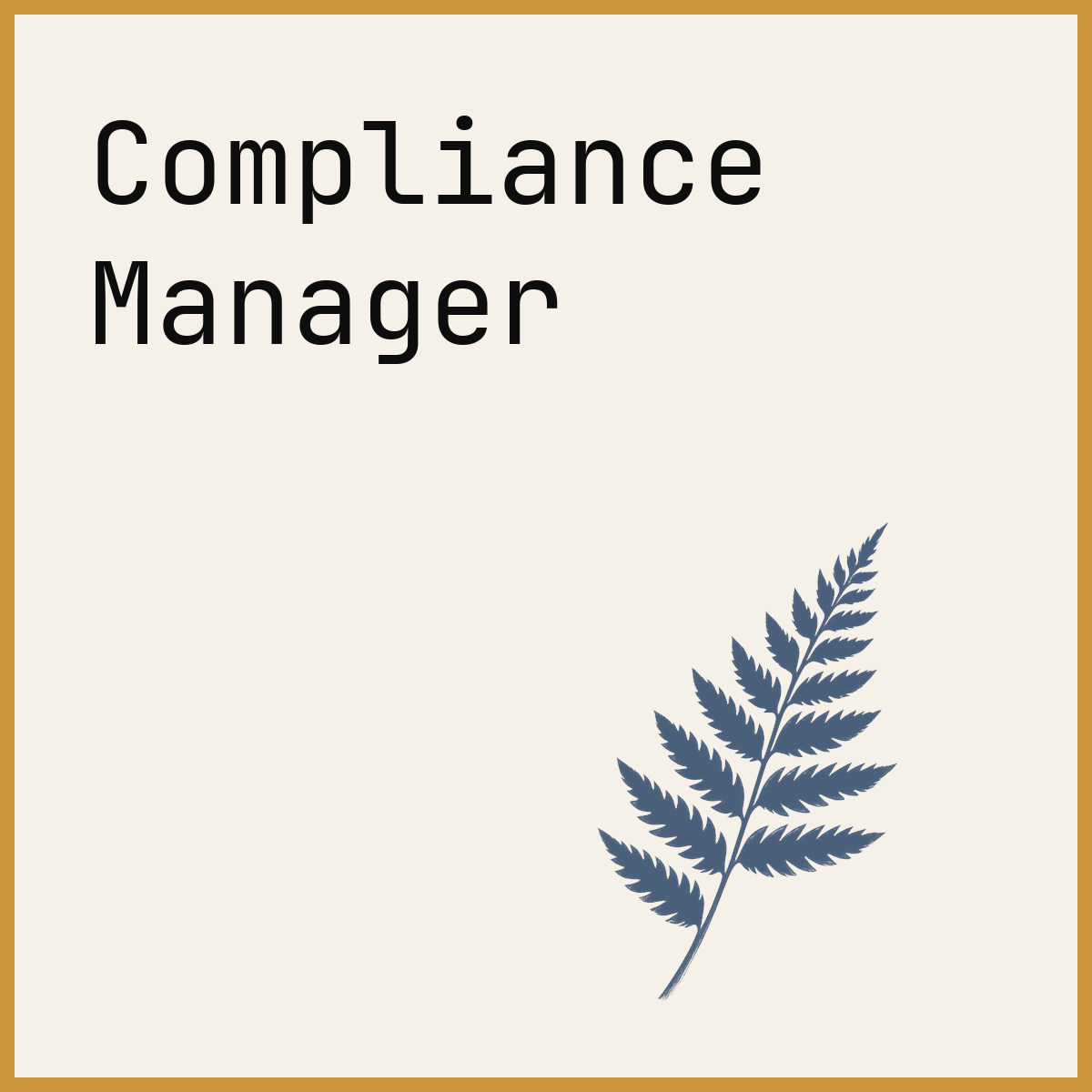 Compliance Manager
