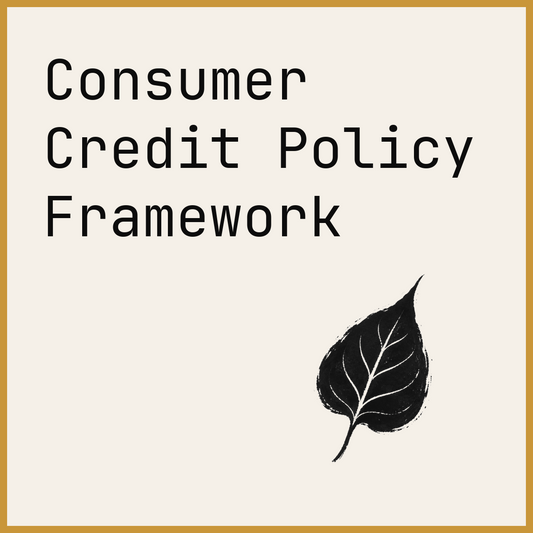 Consumer Credit Policy Framework