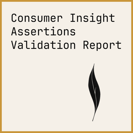 Consumer Insight Assertions Validation Report