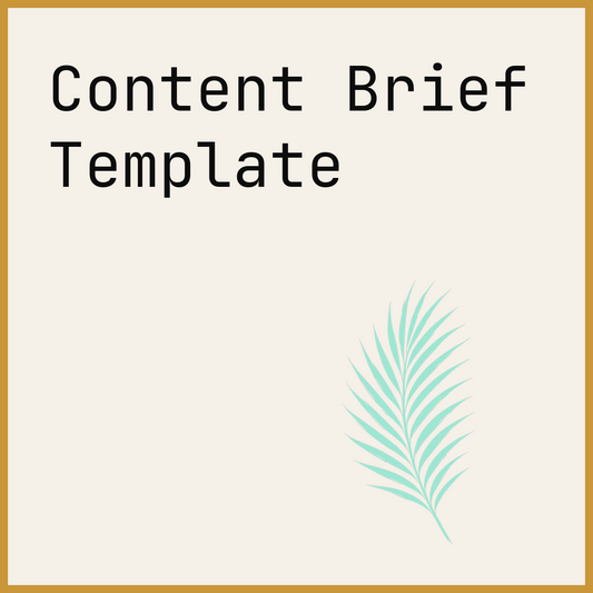 Content Brief Template