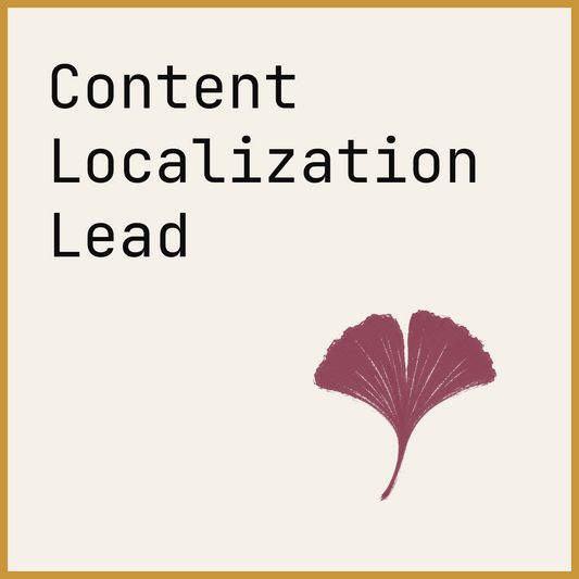 Content Localization Lead