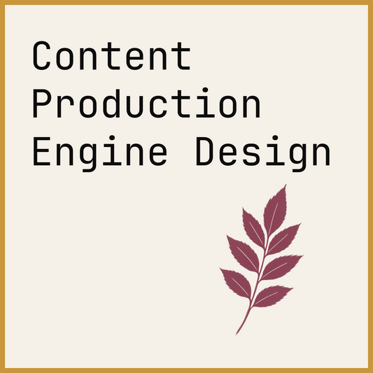 Content Production Engine Design